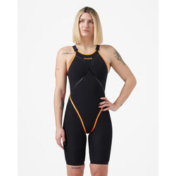 maillot de bain synthétique noir pour femme