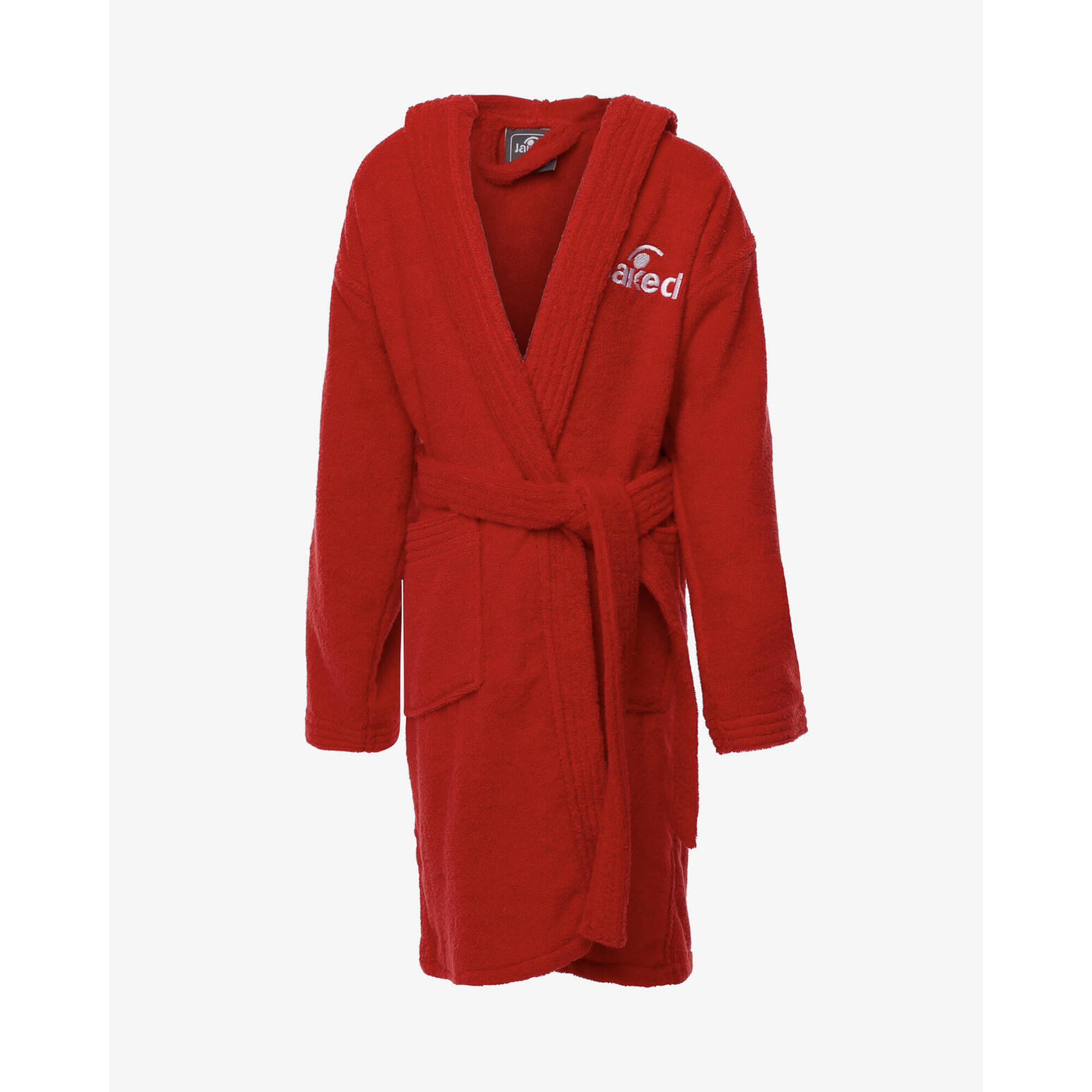 Jaked - Peignoir En Coton Rouge Pour Garçons Et Filles Pour L'Éducation Physique - Peignoir De Bain - Rouge -  8 À 10 Ans - Decathlon