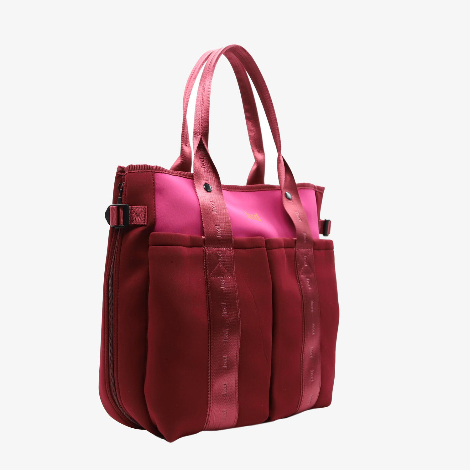 Veelkleurige synthetische fitnesstas voor dames 2/4