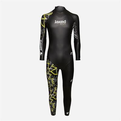 muta nero e giallo da uomo in mat. sintetico da nuoto e triathlon