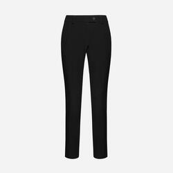 Pantalon de fitness synthétique noir pour femme