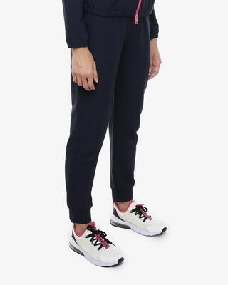 schwarze synthetische Fitnesshose für Damen