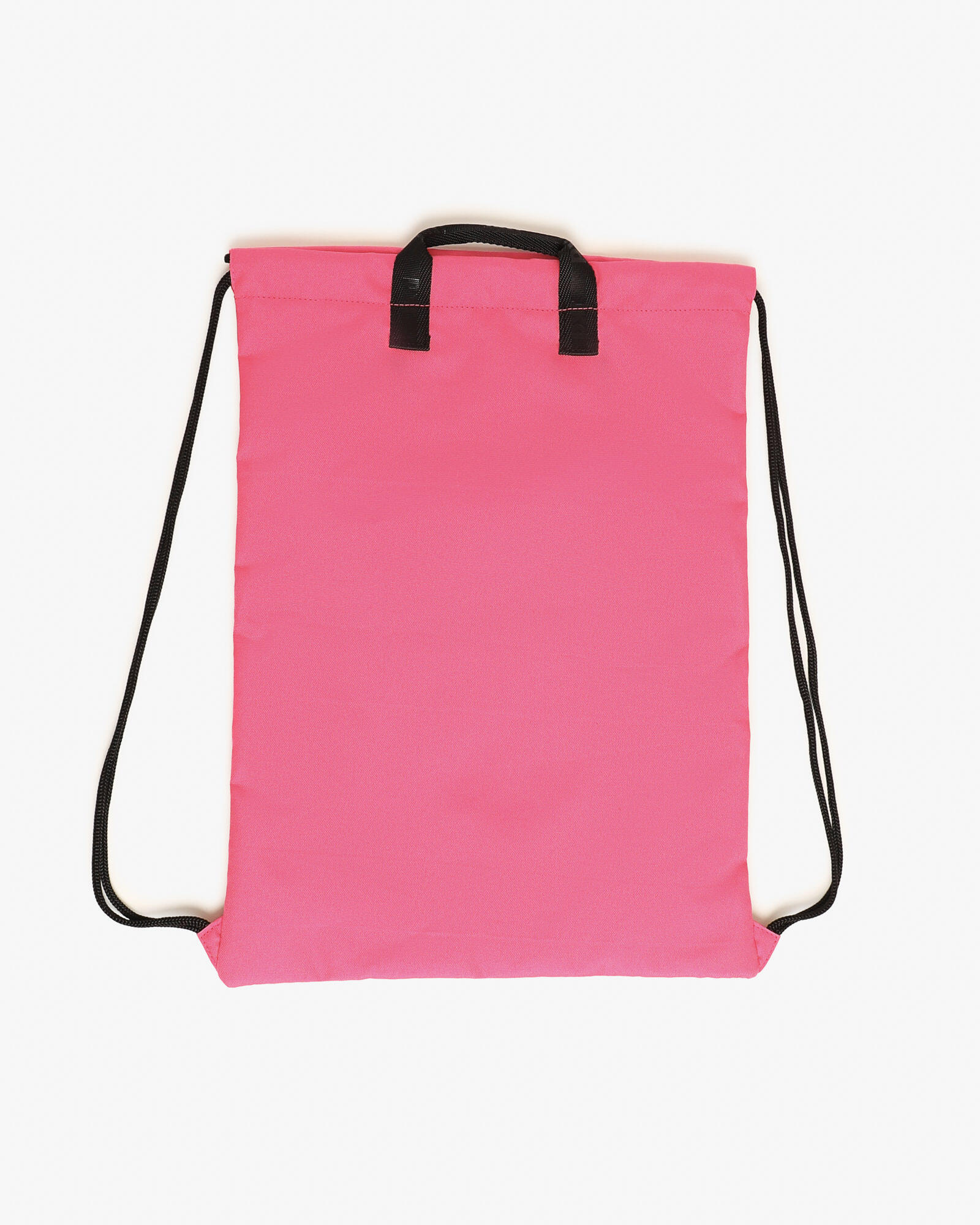 Schokkend roze en zwarte synthetische fitnesstas voor heren en dames 2/3