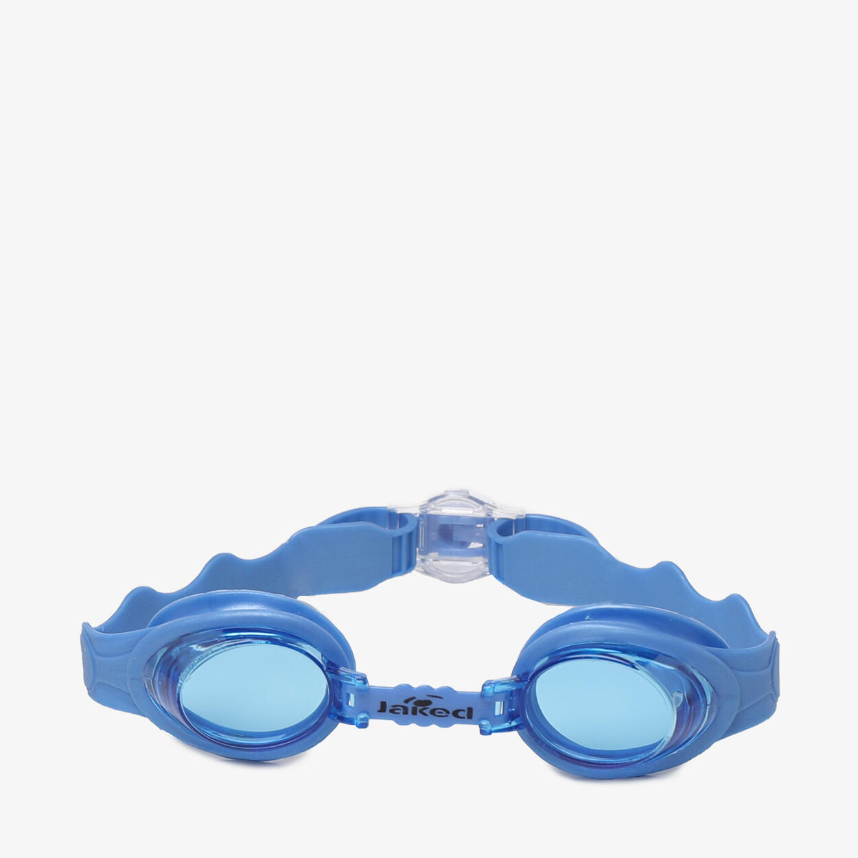 Gafas de natación sintéticas azules para niños y niñas. 2/4