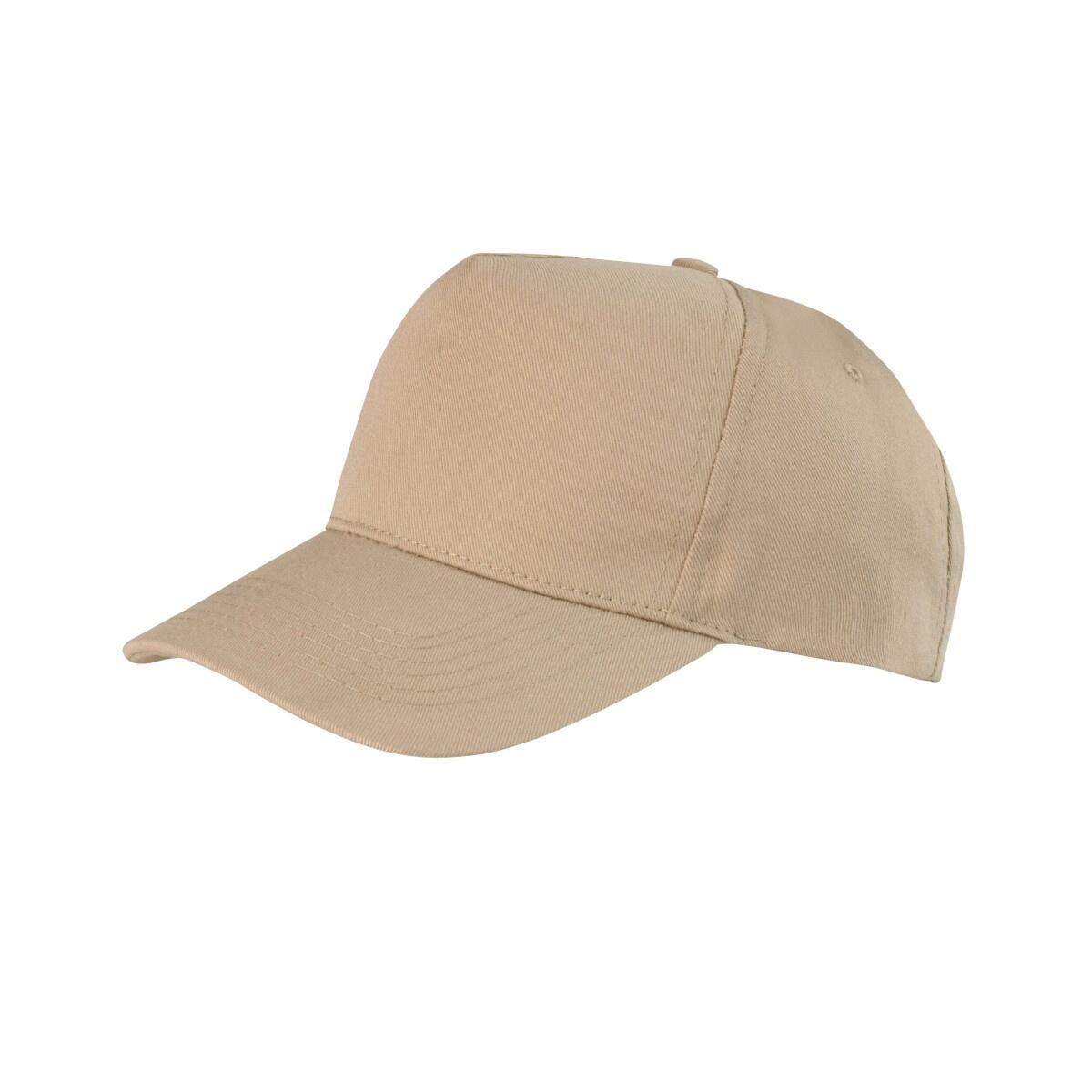 RESULT Unisex Core Boston 5 Panel Printers Baseball Cap (Khaki)