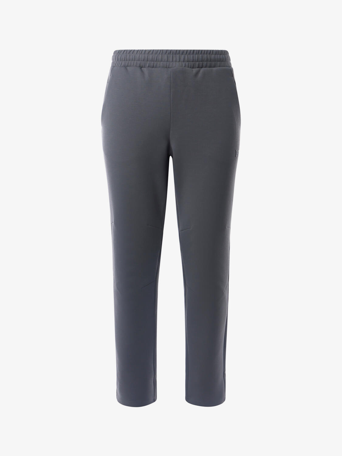 pantaloni  grigio scuro da uomo in mat. sintetico da fitness 5/5