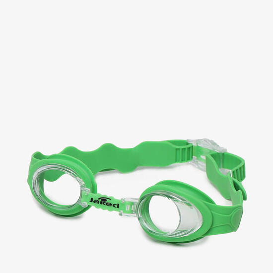 Lunettes de natation synthétiques vertes pour garçons et filles