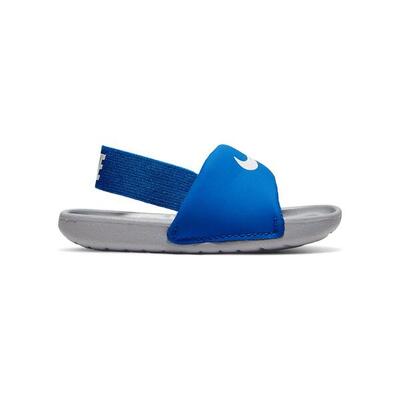 CIABATTE NIKE KAWA SLIDE DA BAMBINO COLORE ROYAL GRIGIIO Royal blue