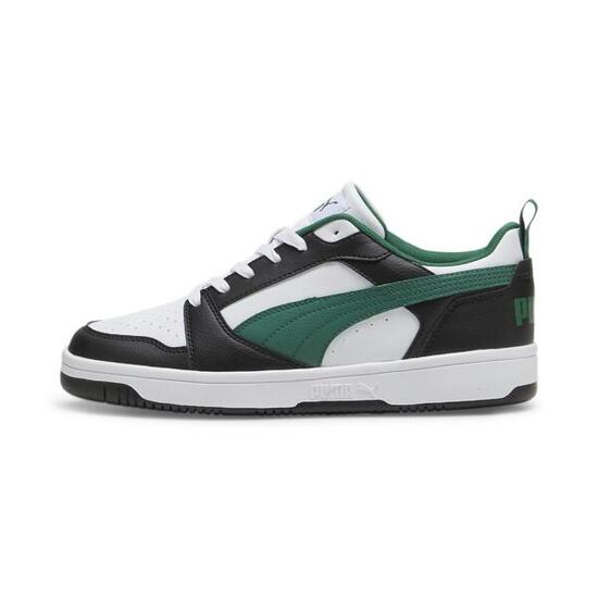 Sneakers Uomo Puma Rebound V6 Low BIANCO/VERDE/NERO