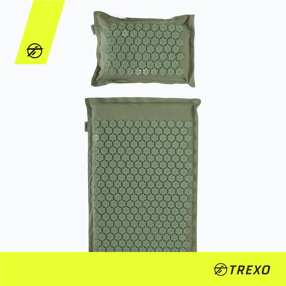 Mata do akupresury TREXO ECO z poduszką TXO-B4Z006-GN