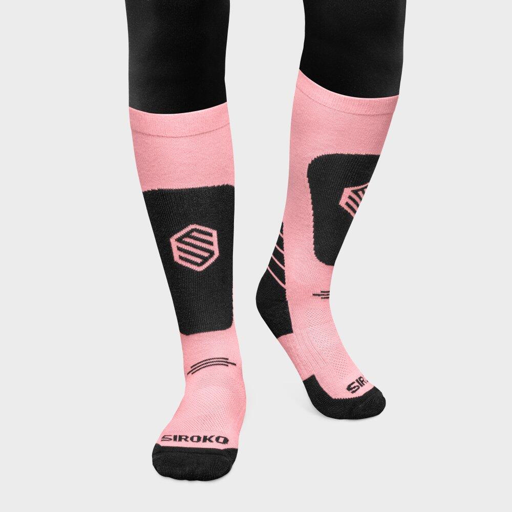 Kinderen Wintersport snowboardsokken voor Sugar Roze 4/7