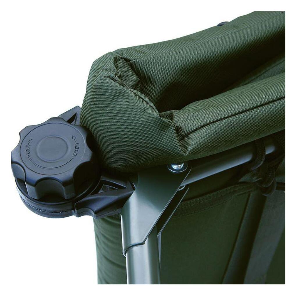 NGT Classic 6-Leg Reclining Bed Chair with Fleece Lining and Pillow 6/6