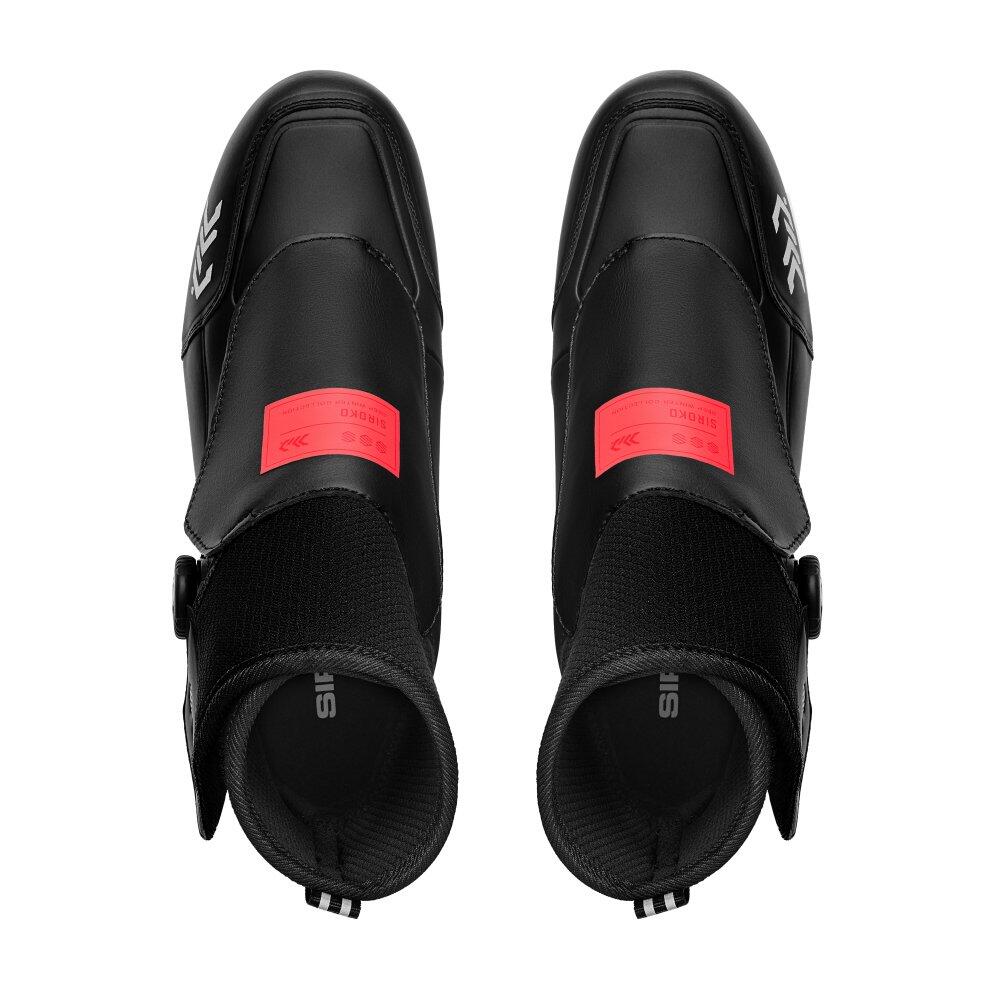 Men & Women Cycling winter road shoes DW Noord Black 4/7