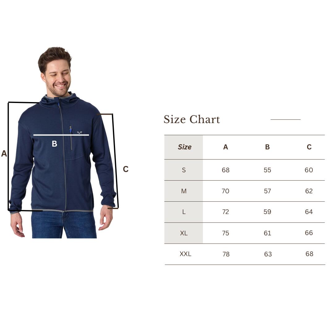 Męska Bluza z Kapturem z 100% Wełny Merino - Maestro/Woolona 2/7