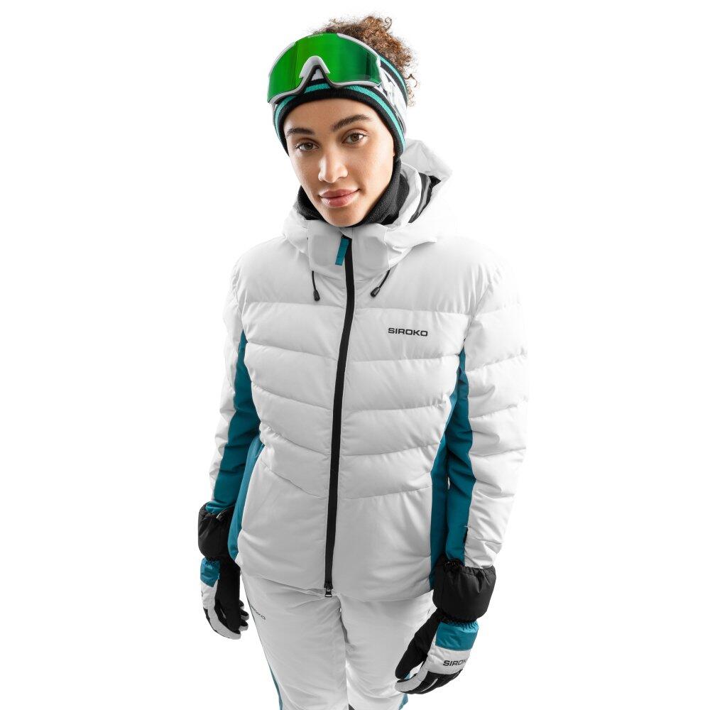 Siroko - Veste Ski Femme Sports D'Hiver W7-w Anniviers Blanc - Veste - Blanc - Decathlon