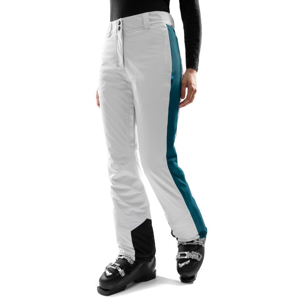 SIROKO Calças de ski para mulher Desportos de inverno P3-W Genevez Branco