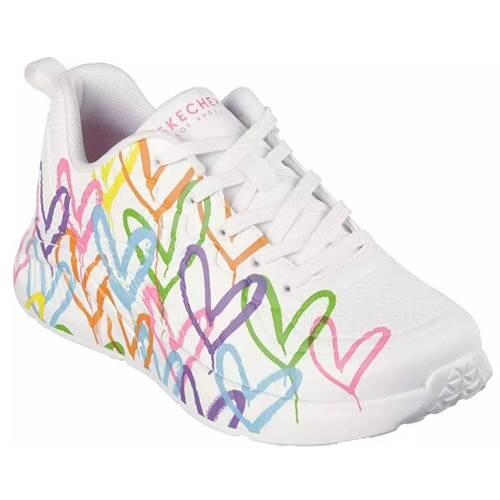 Chaussures universel femmes Skechers Uno Lite-Heart Of Hearts