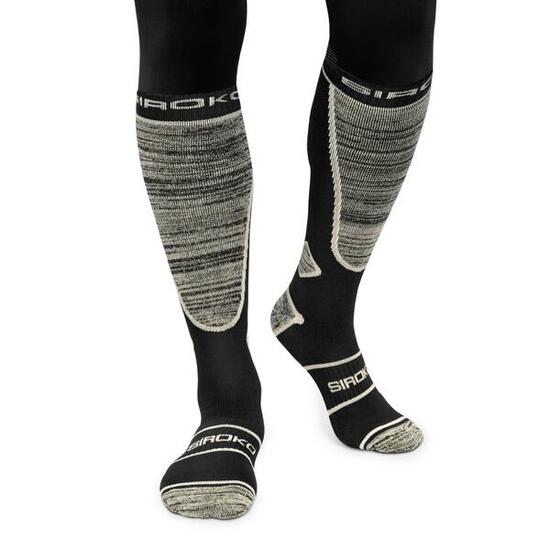 Men & Women Winter sports Ski socks DAFFY Black Black