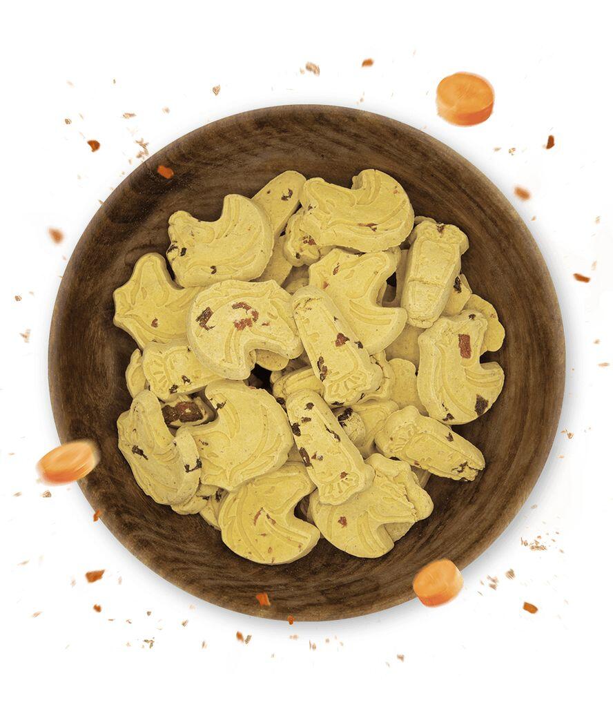 Equi Snack biscotti per cavalli alla carota con confezione richiudibile 2/3