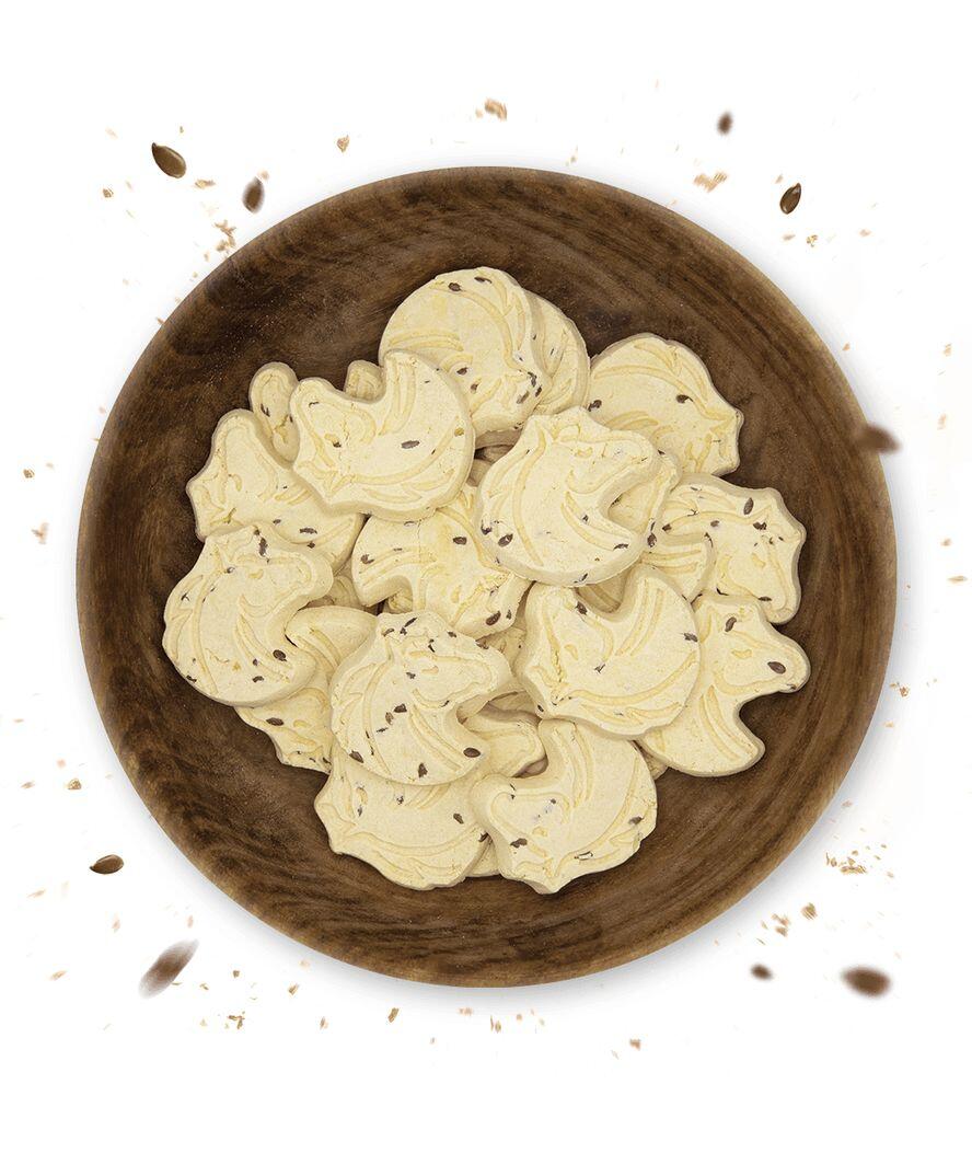 Equi Snack biscotti per cavalli con semi di lino con confezione richiudibile 2/3