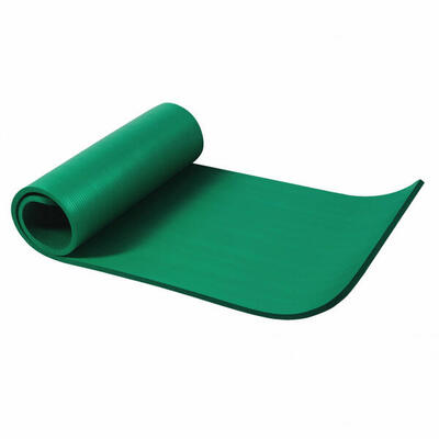 Yogamat deluxe - 190 x 60 x 1.5 cm - yoga mat - groen