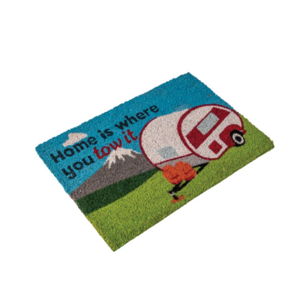 Quest Caravan Home Is Where You Tow It Indoor Outdoor Mat 2/4