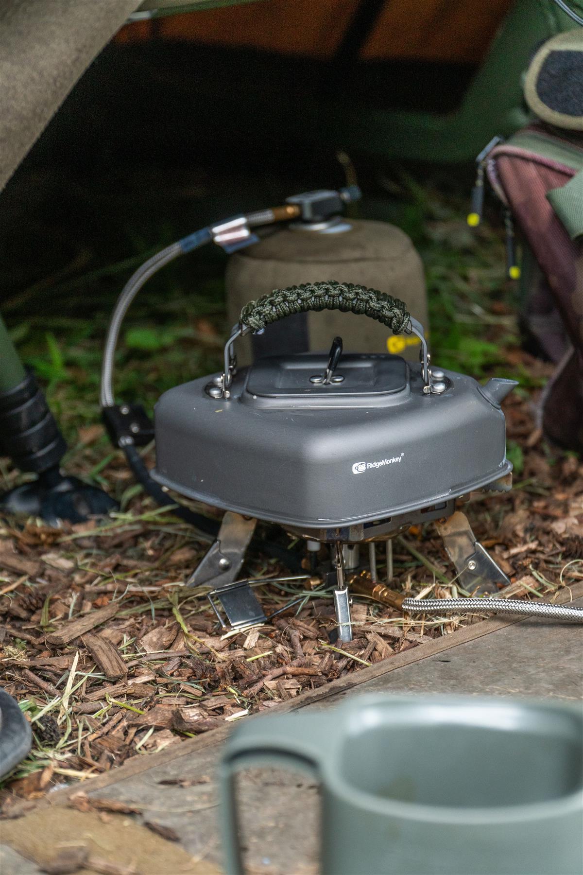 RidgeMonkey Square Kettle Small – Paracord Edition – 0,5 L 6/7