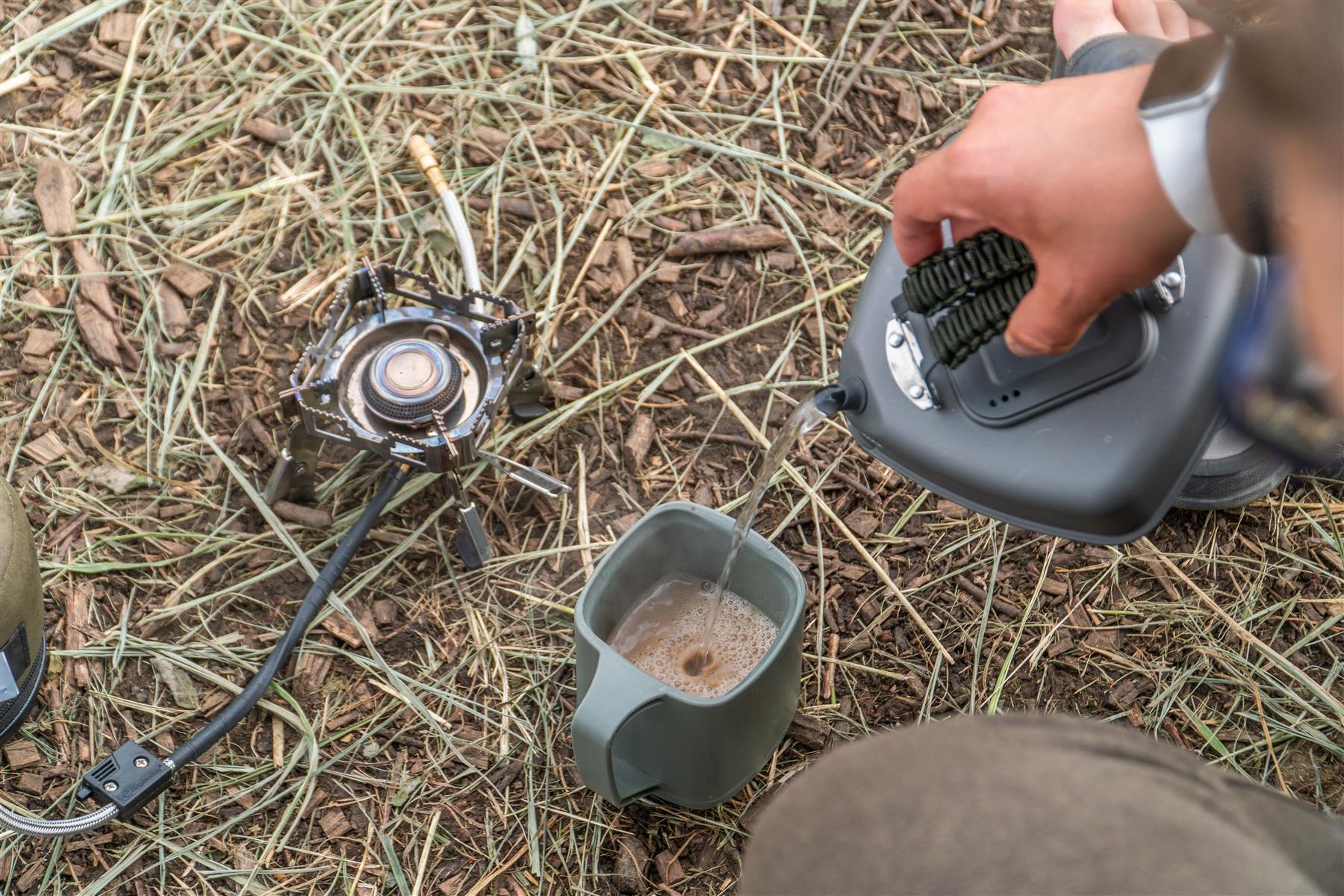 RidgeMonkey Square Kettle Small – Paracord Edition – 0,5 L 5/7