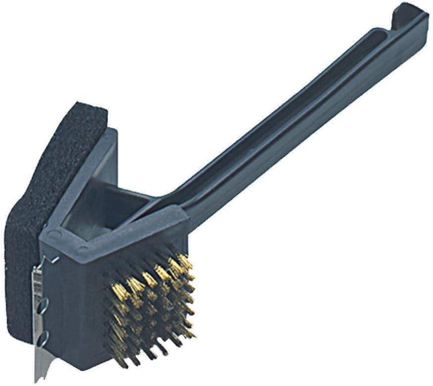 Campingaz 3-in-1 Durable Cleaning Brush Brass Bristles Scraper Tool BBQ Grills 1/3