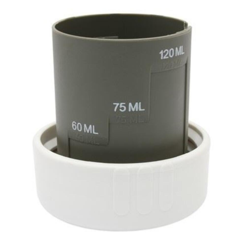Thetford Dump Cap with Measuring Cup C2/C3/C4/Porta Potti 465 - Grey/White 1/3
