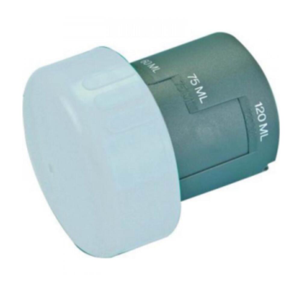 Thetford Dump Cap with Measuring Cup C2/C3/C4/Porta Potti 465 - Grey/White 2/3
