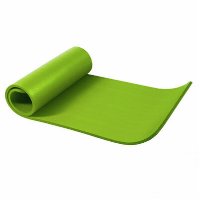 Yogamat deluxe 190 x 60 x 1.5 cm - yoga mat - lime groen