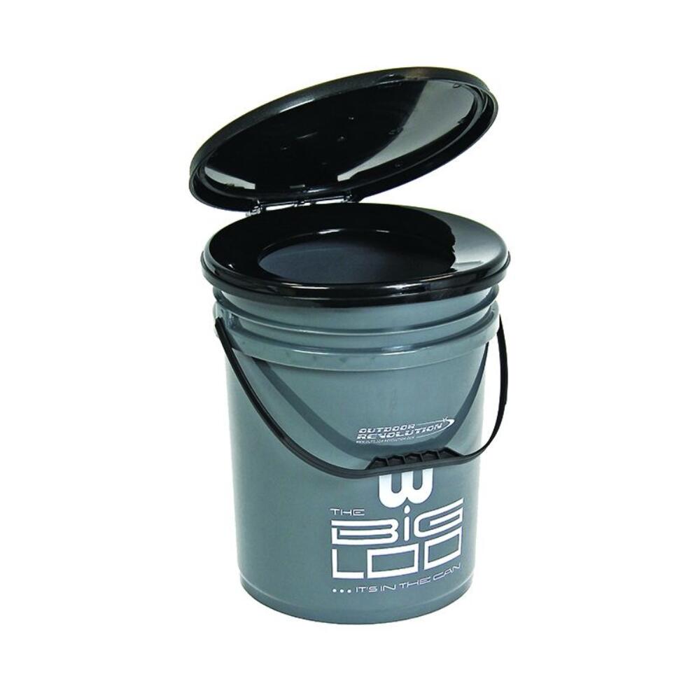 BLUE DIAMOND Outdoor Revolution Big Loo Portable Toilet 20L Capacity Grey