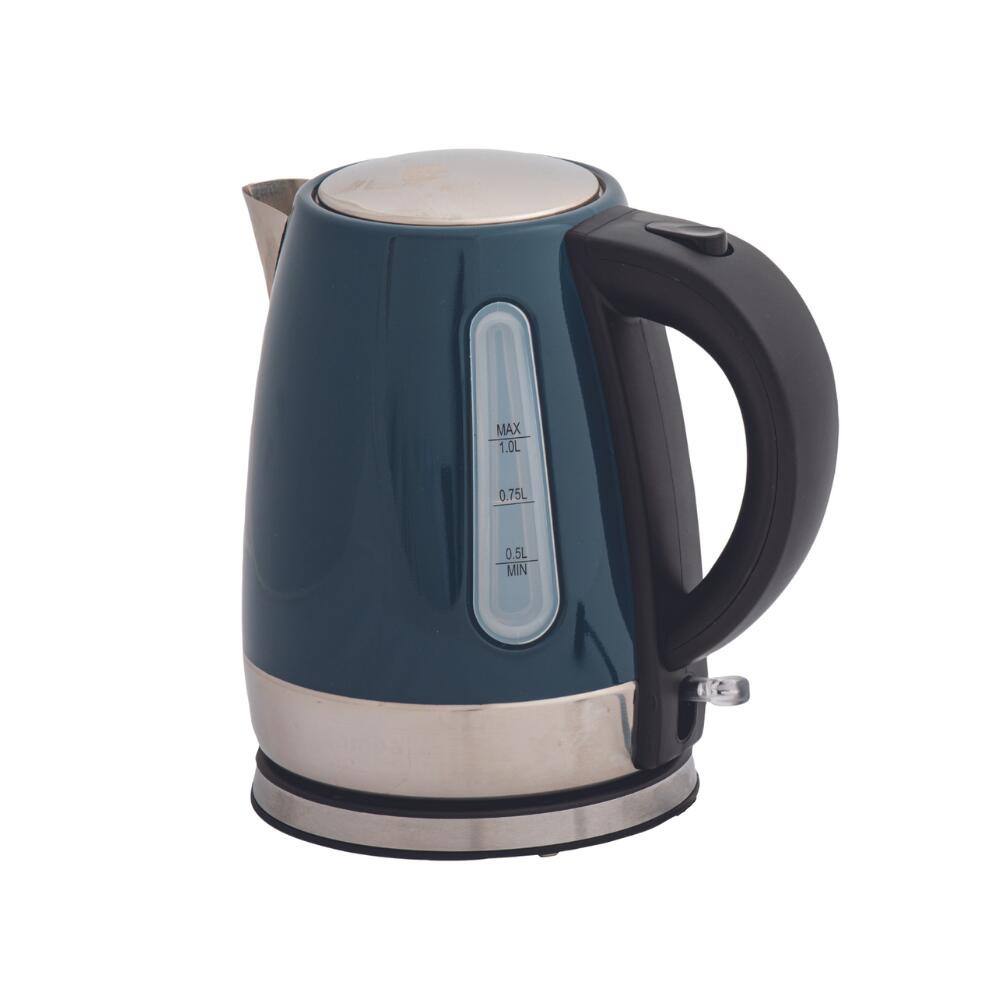 QUEST Quest Rocket 1L Low Portable Wattage Kettle Slate Stainless Steel