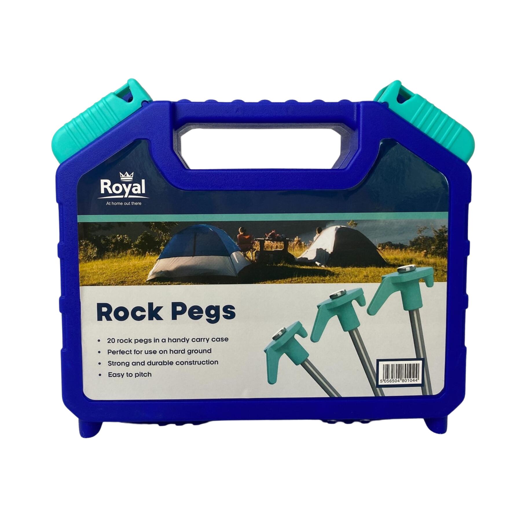 Royal Leisure 20 Rock Pegs In Case Tent Awning 5/7