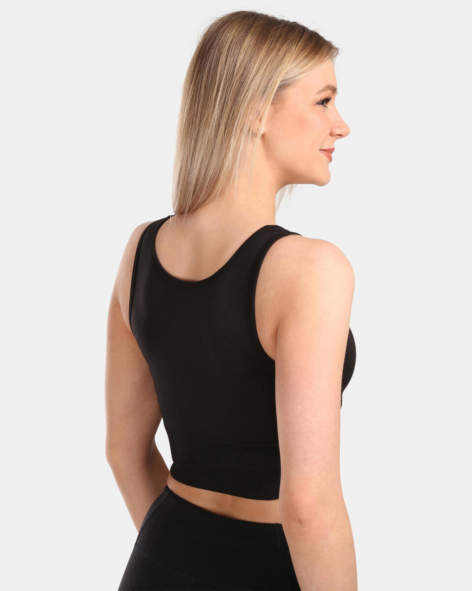 Top de sport femme Kilpi Liara-W, noir 2/3