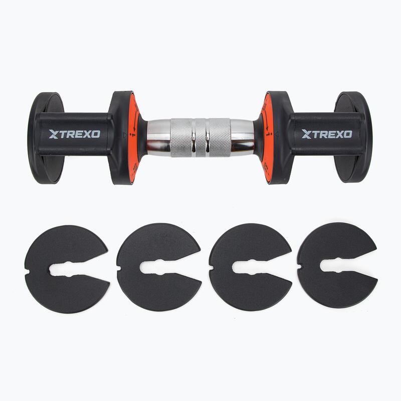 Zestaw hantli regulowanych TREXO 2 x 5,75 kg