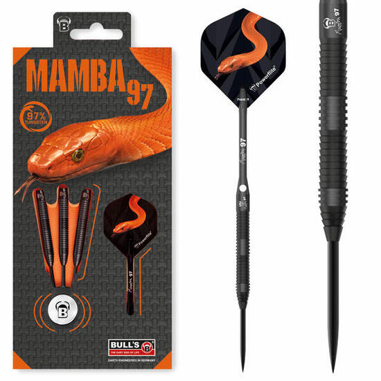 Darts Steeldarts unisex - Mamba 97 M5 Dartpfeile 97% Tungsten Darts-Set Profi