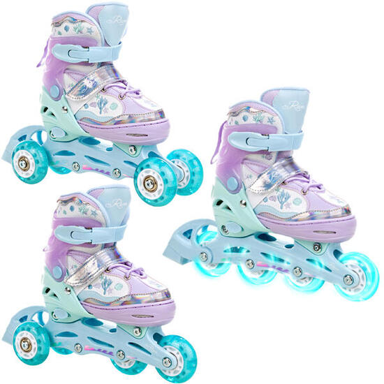 Rolko-Wrotki 3w1 Raven Isla Świecące Kółka LED