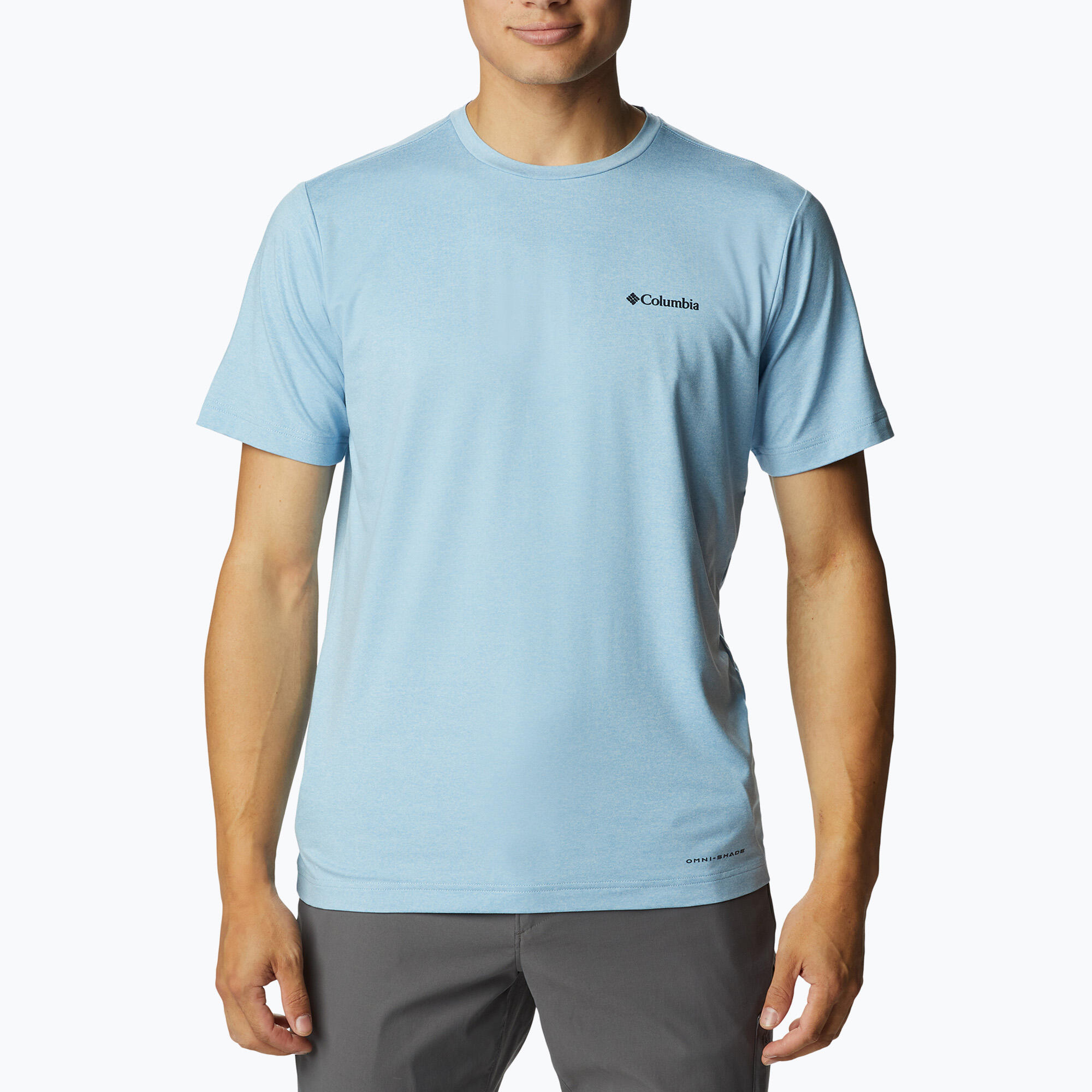 Columbia - Chemise De Trekking Columbia Tech Trail Graphic Pour Hommes - Chemise Manches Courtes - Bleu - S - Decathlon