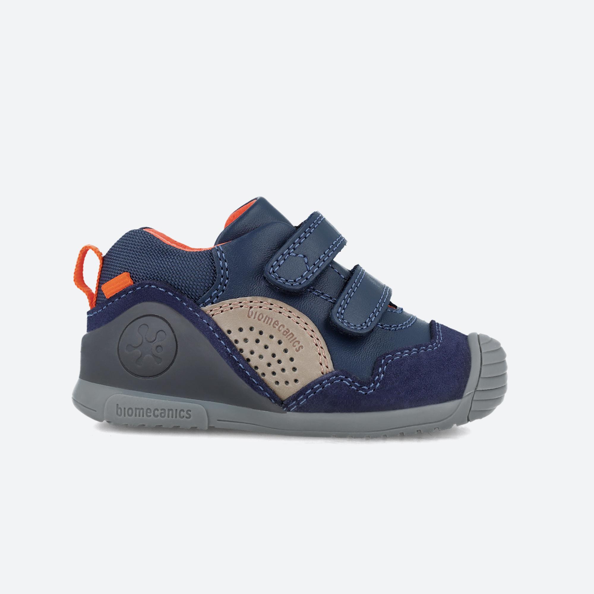 Sapatilhas Desportivas Caminhada Infantis Biomecanics 241120C Azul Fecho Adesivo