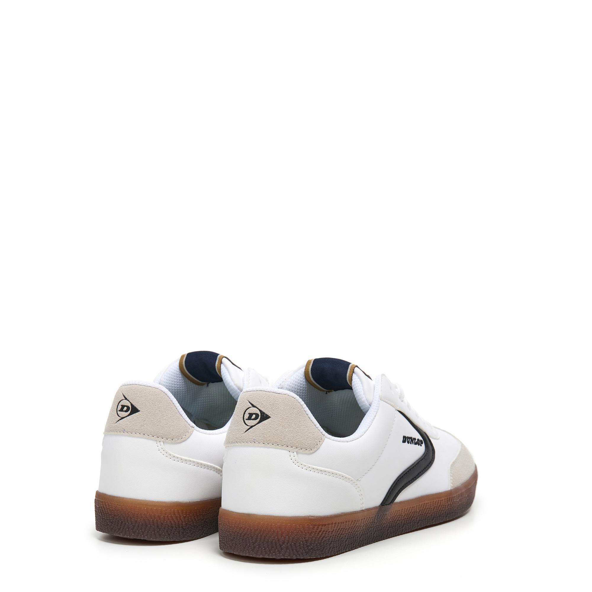 Zapatillas Caminar Hombre Dunlop 36054 Blancas con Cordones 3/5