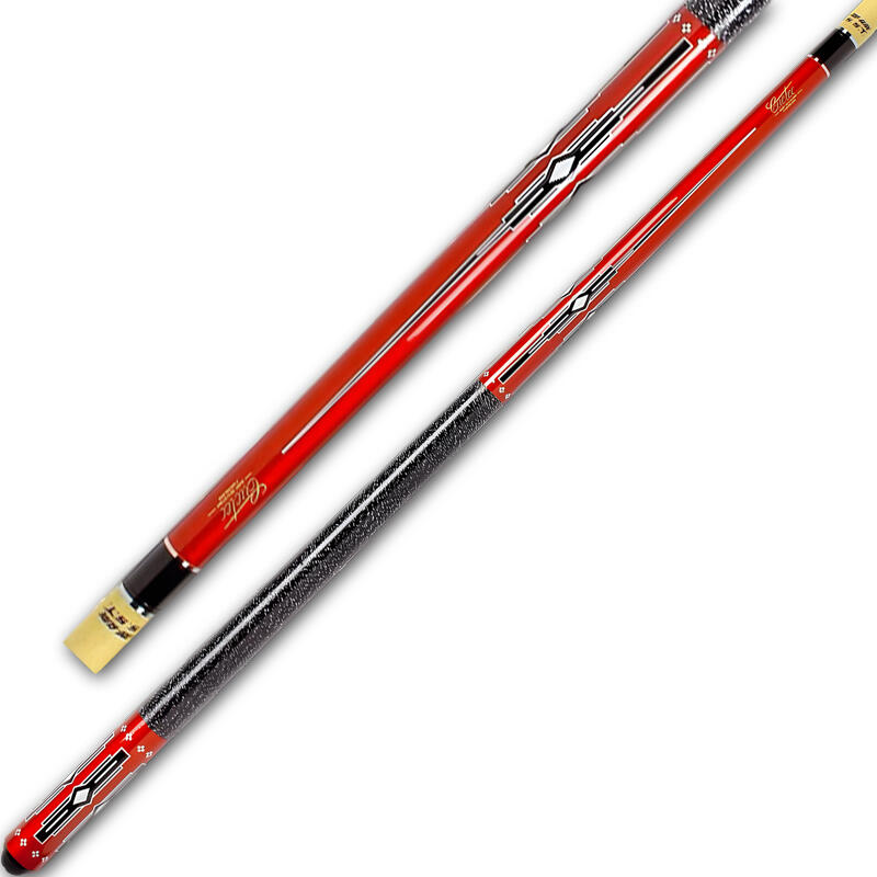 CUEL Cuetec New Line N-2 Pool Billard Queue Farbe rot