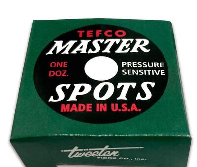 Tefco Master Spots 32mm. Anstoßpunkt - 12 Stück skl.
