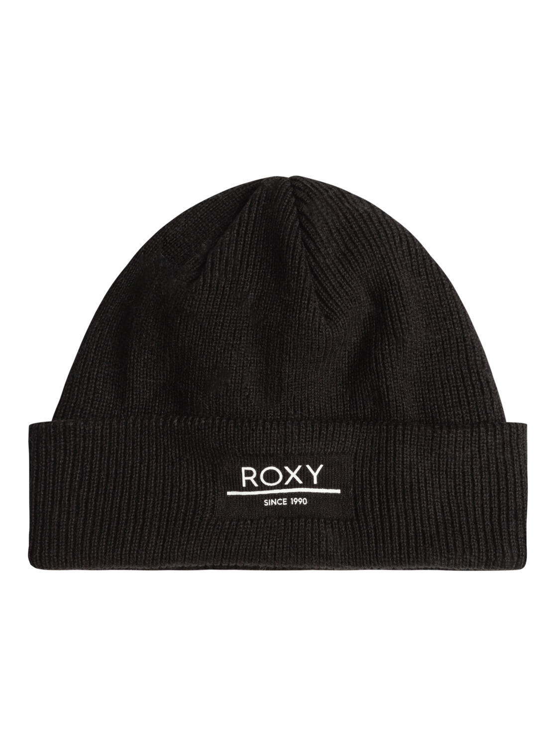 Bonnet en tricot côtelé FOLKER Noir Femme 3/4