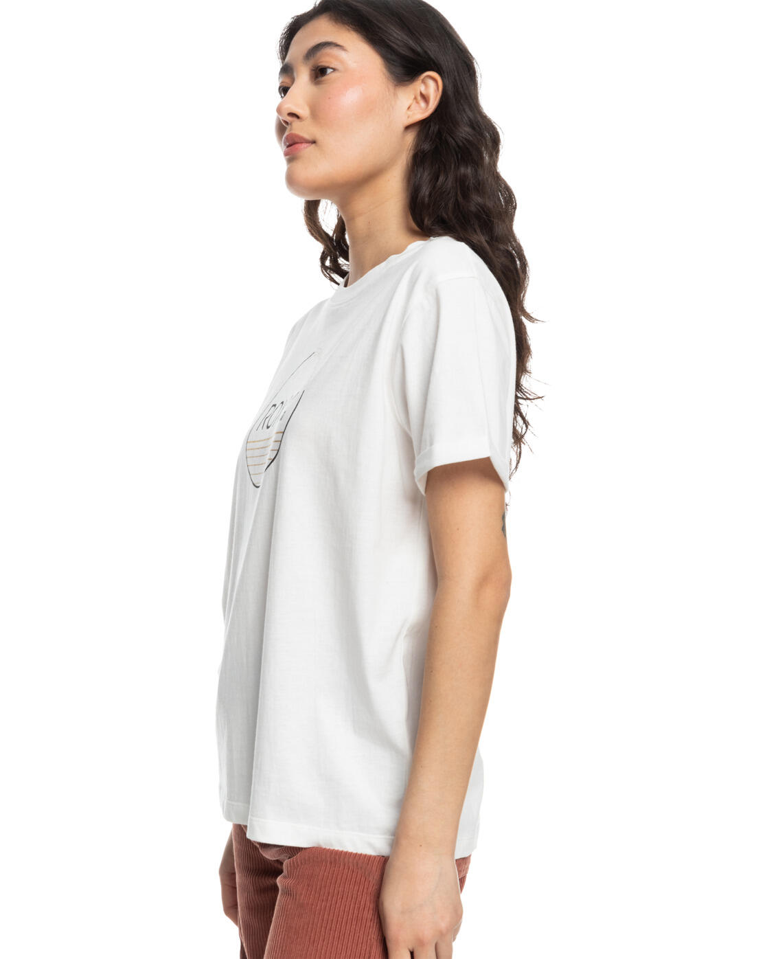 Maglia a maniche corte Roxy modello ERJZT05698-WBK0 per donne 4/5