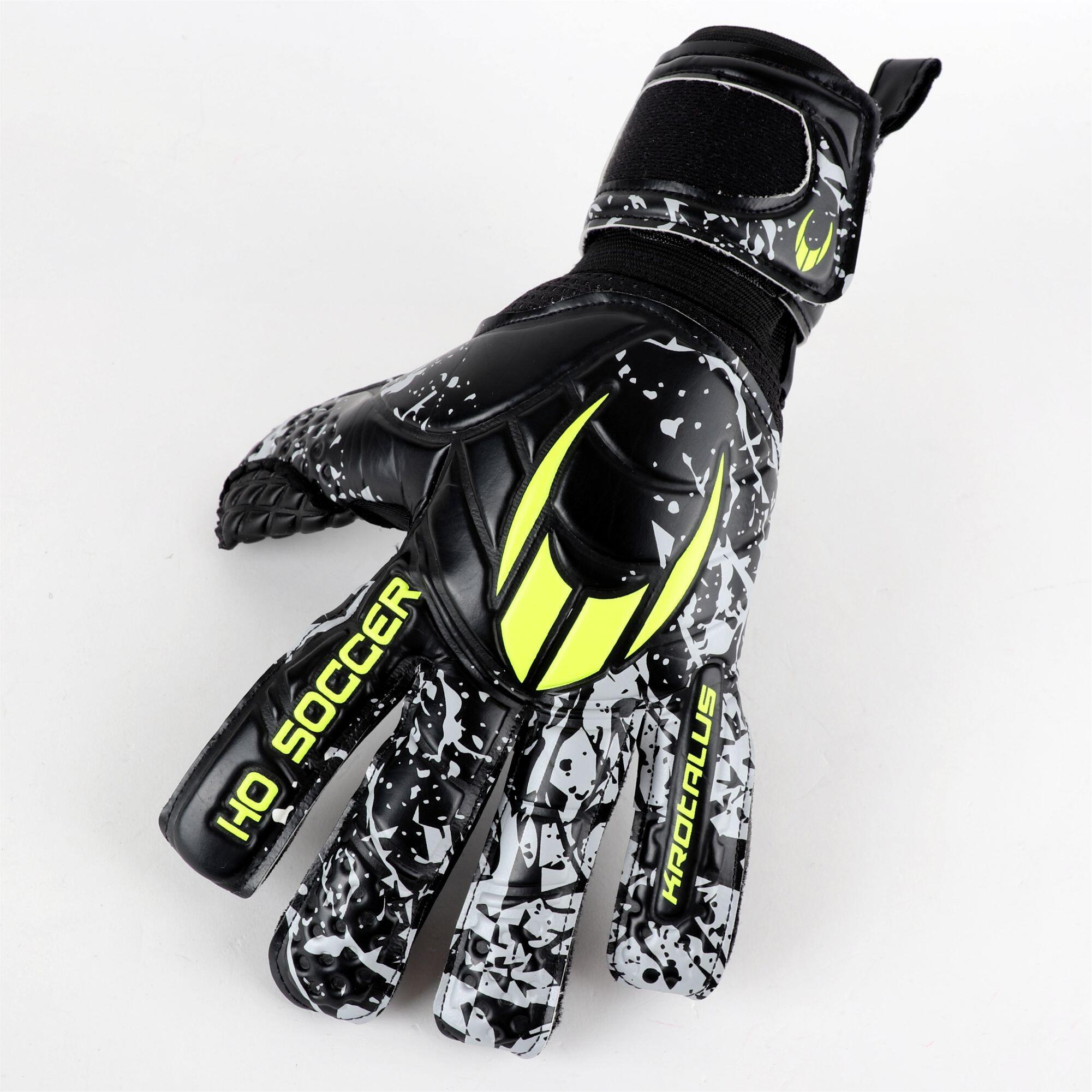 HO Soccer KROTALUS Hard Ground Negative Junior Goalkeeper Gloves 6/7