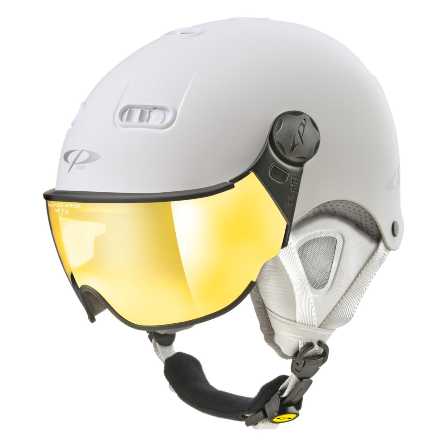 Carachillo Ski Helmet with DL Vario Brown Polarised Ice Mirror Visor 1/1
