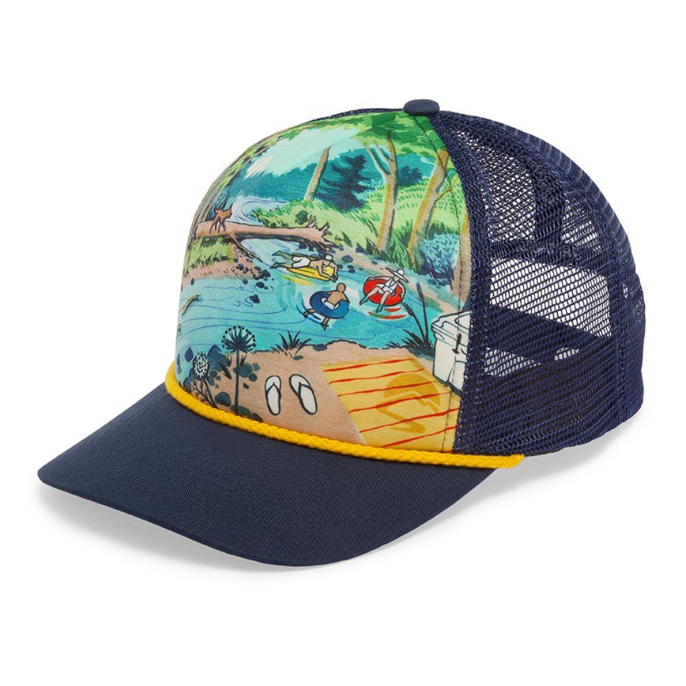multi-colour / navy blue