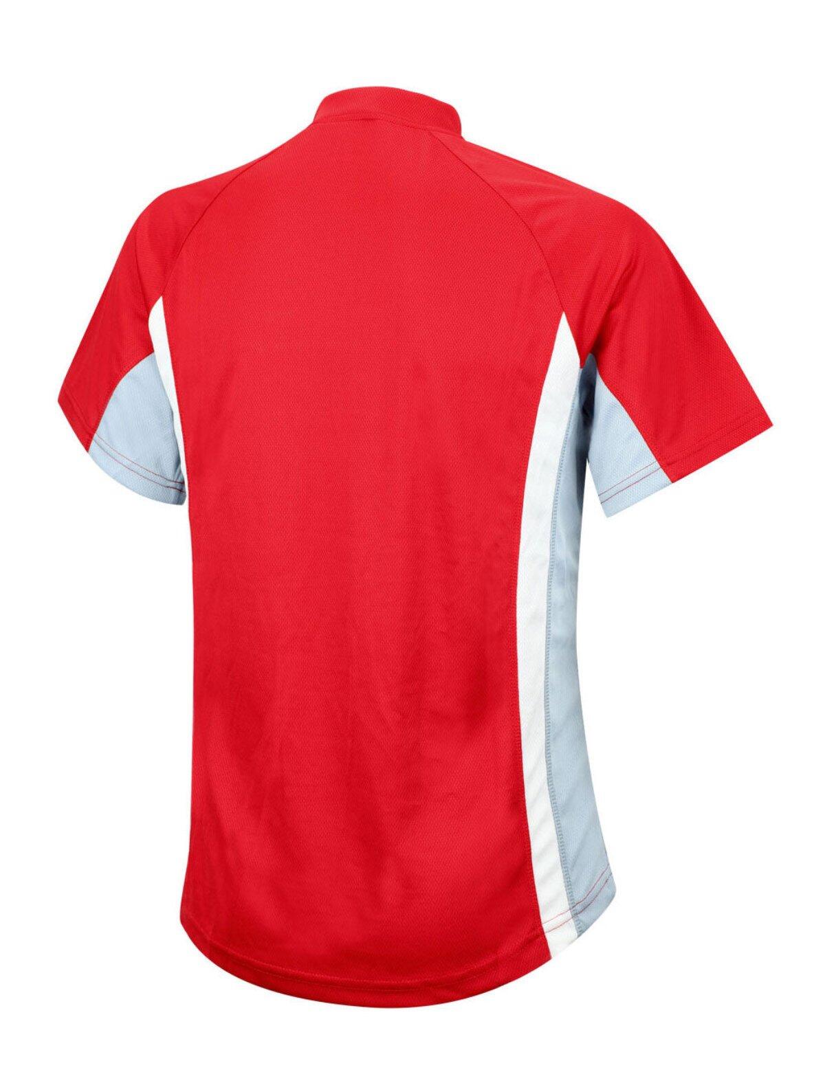 Funktions Laufshirt Kurzarm Rot 2/4